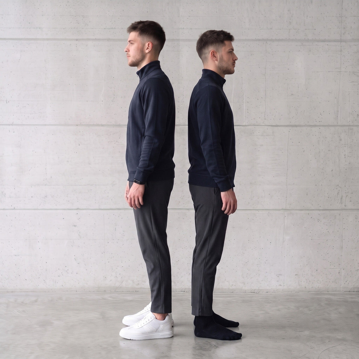 Netto Neve, same man different height