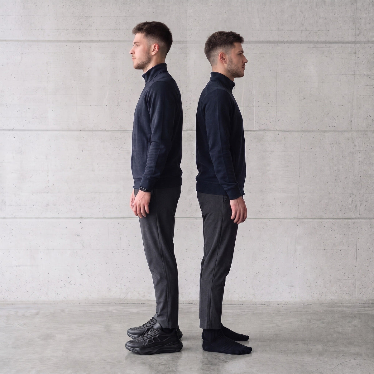 Duna Carbone, same man different height