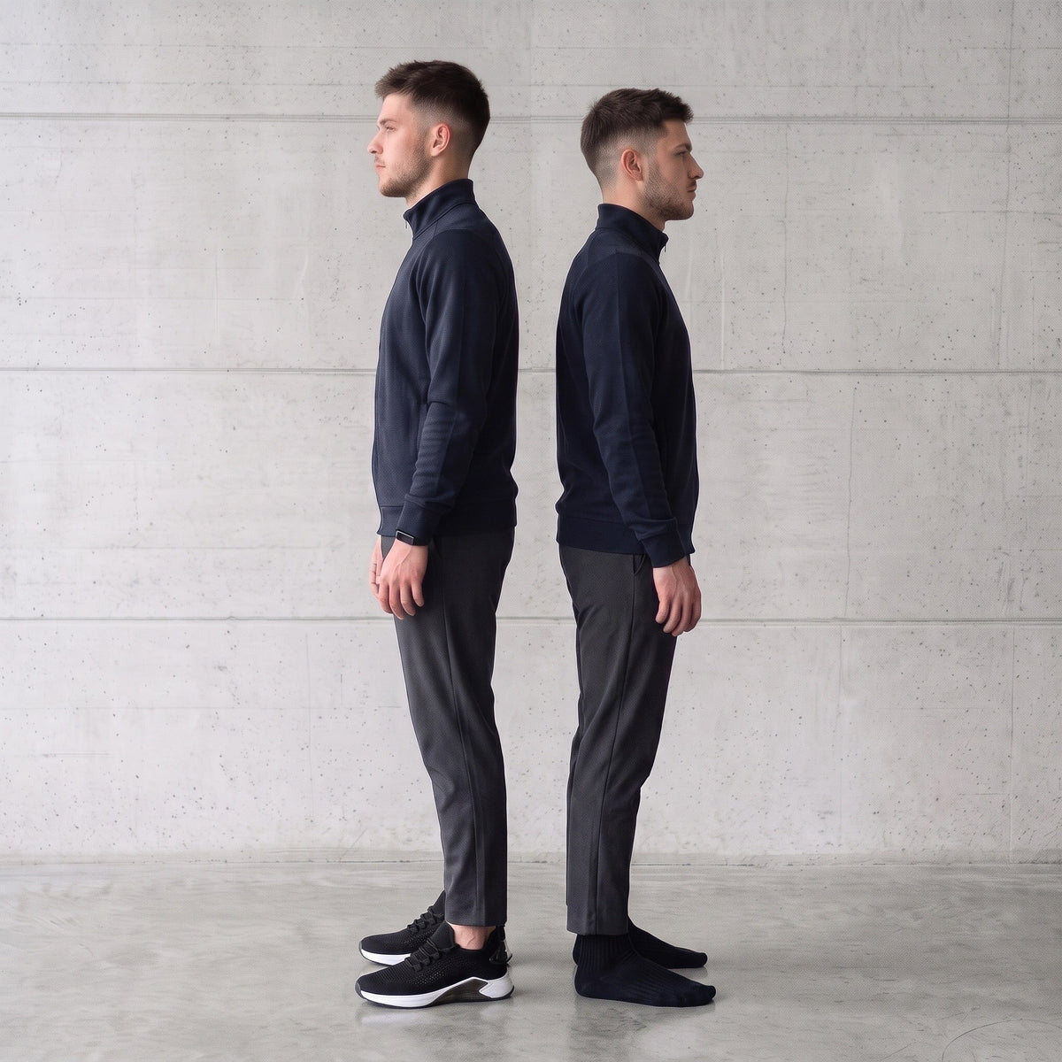 Volo Nero, same man different height