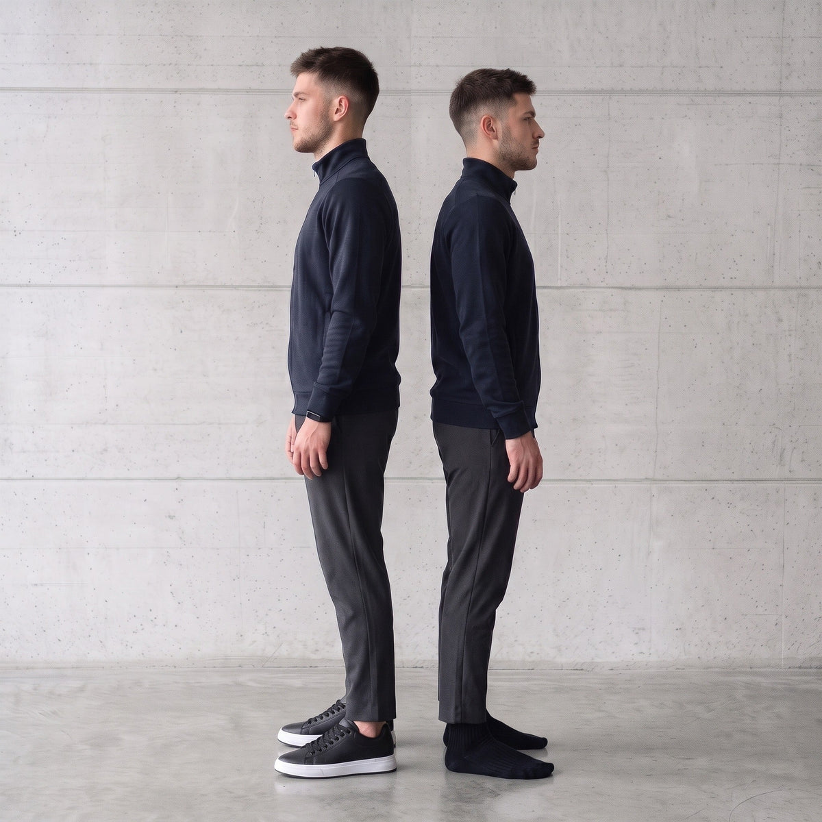 Corte Nero, same man different height