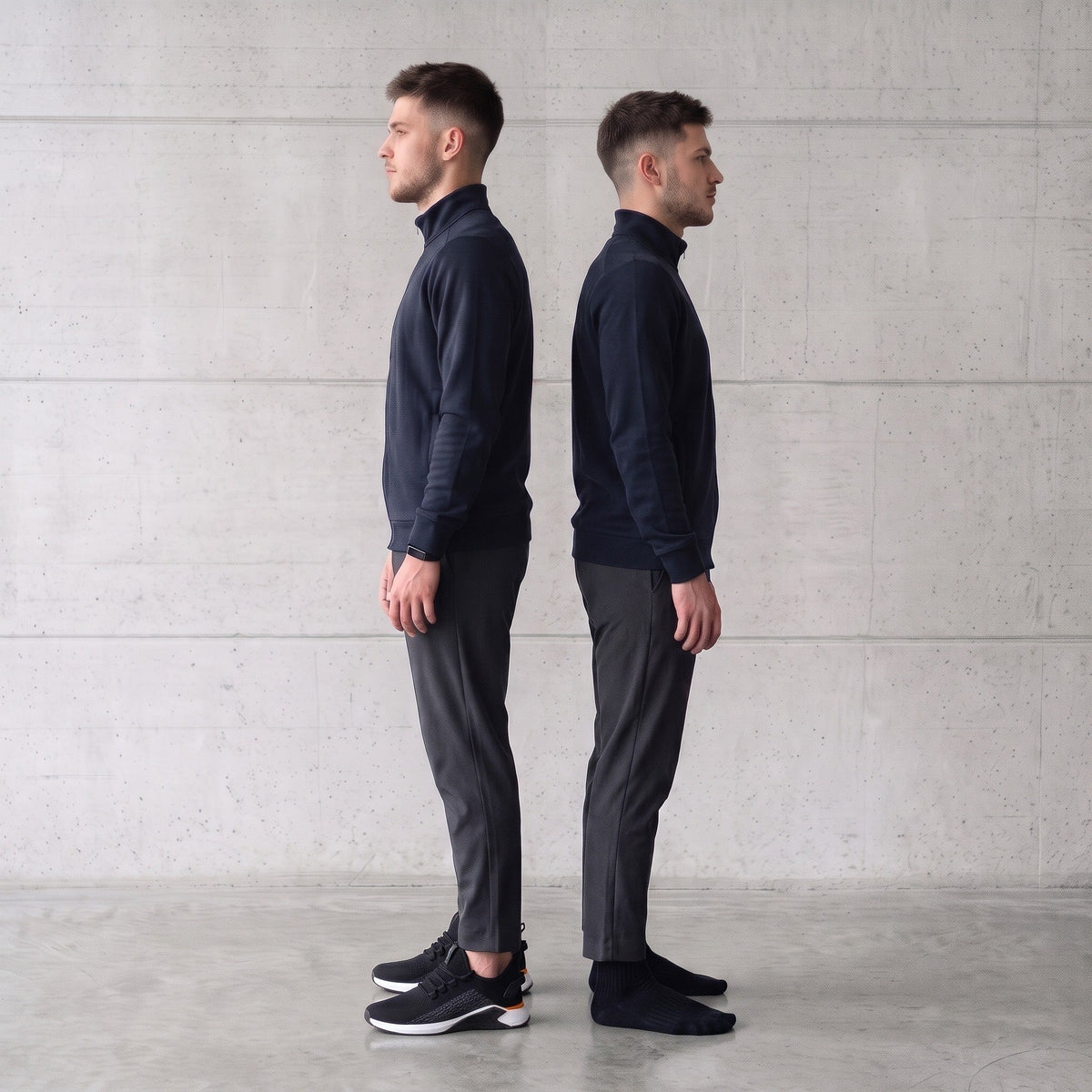 Argento Nero, same man different height