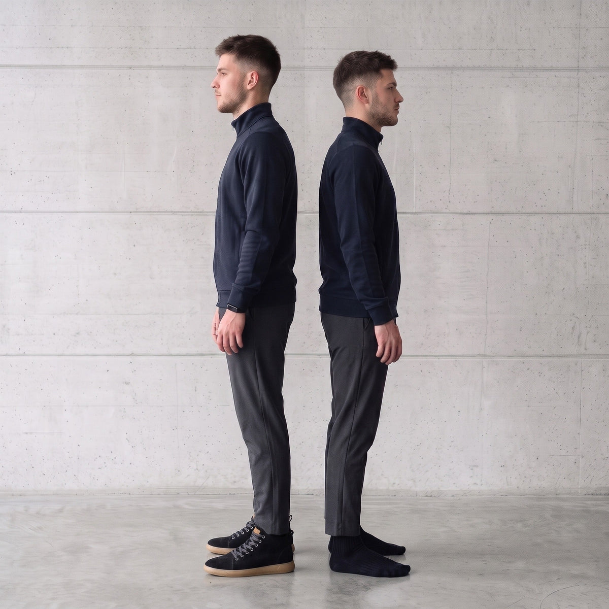 Notte Nero, same man different height