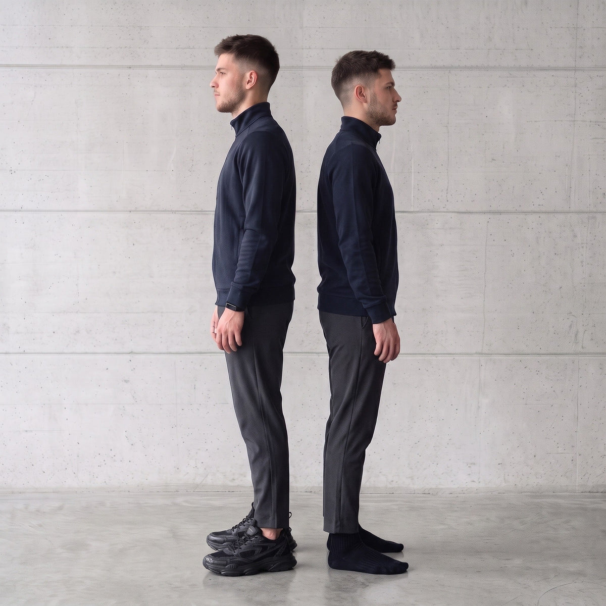 Trama Nero, same man different height