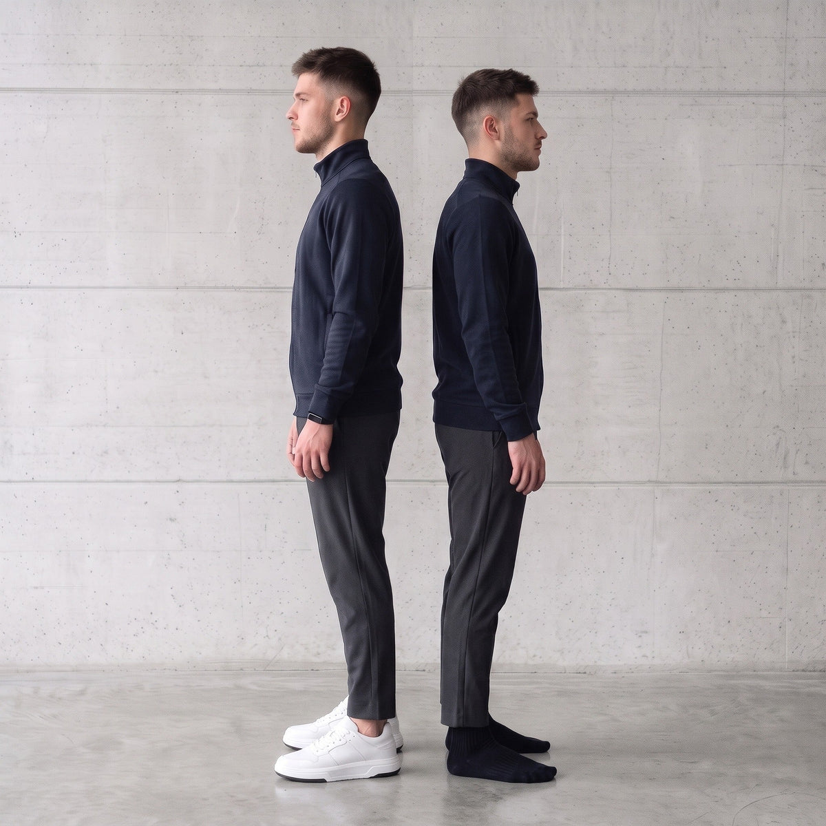 Gesso Neve, same man different height