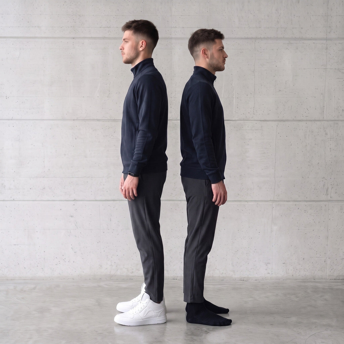 Alto Neve, same man different height